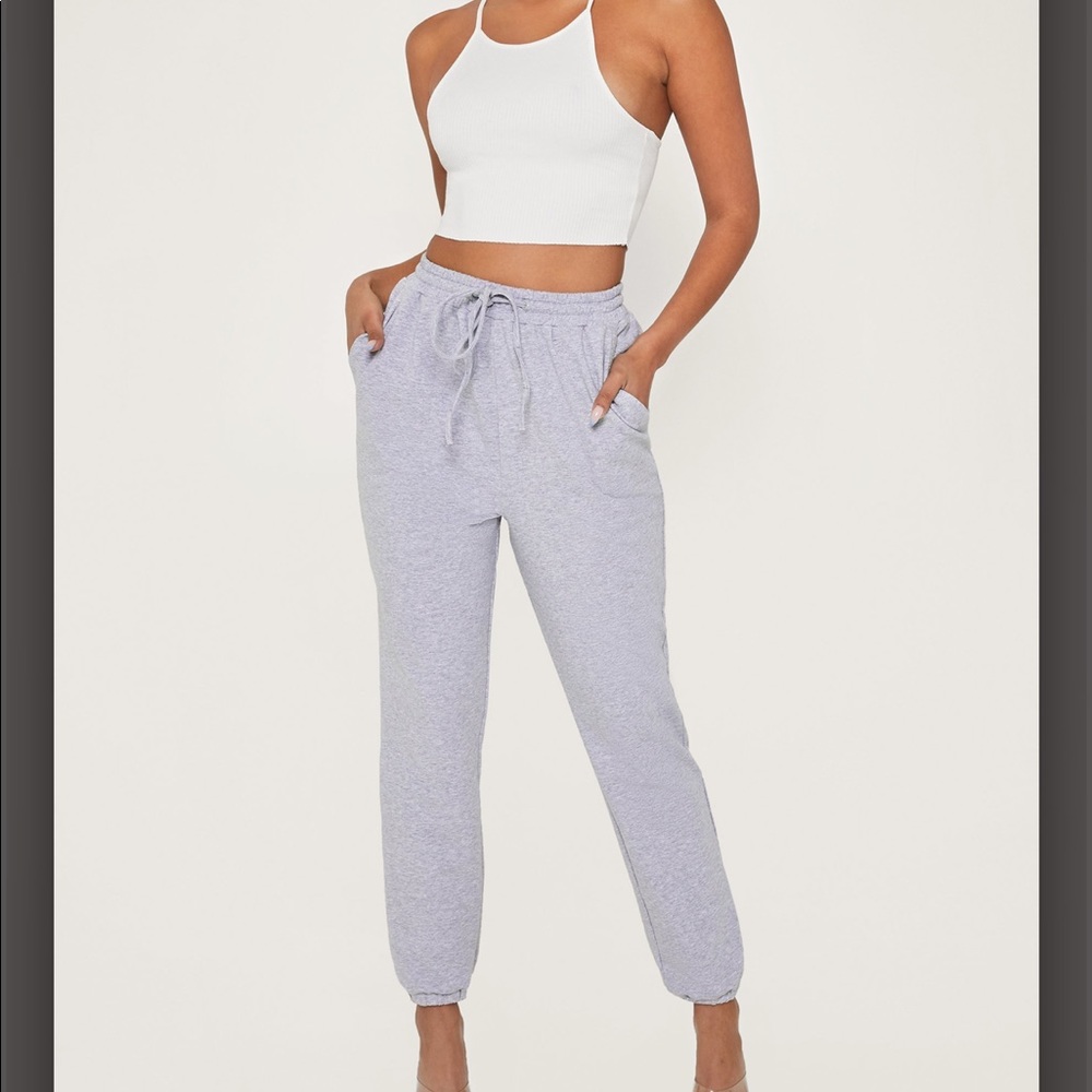 SYLVIA LOOPBACK JOGGERS - GREY MARLE